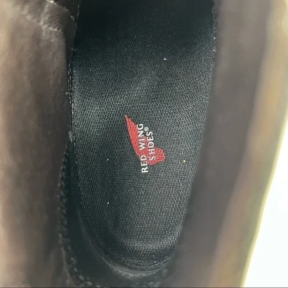 Red Wing Women’s Double Zip Black Leather Motorcycle Boots - Picture 13 of 16